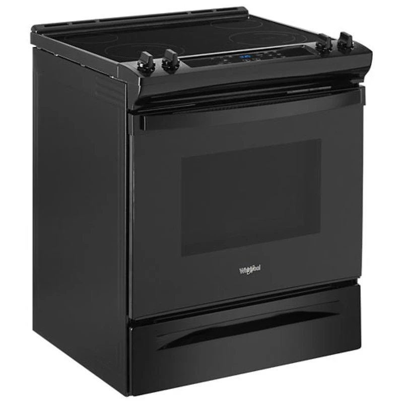 Whirlpool 30" 4.8 Cu. Ft. Self-Clean Slide-In Electric Range (YWEE515S0LB) - Black