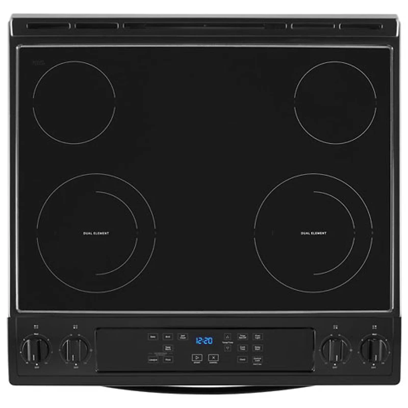 Cuisinière électrique encastrable 30 po four autonett. 30 po 4,8 pi³ Whirlpool (YWEE515S0LB) - Noir