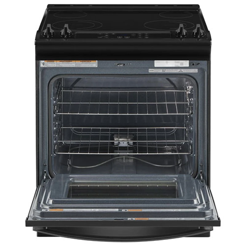 Whirlpool 30" 4.8 Cu. Ft. Self-Clean Slide-In Electric Range (YWEE515S0LB) - Black