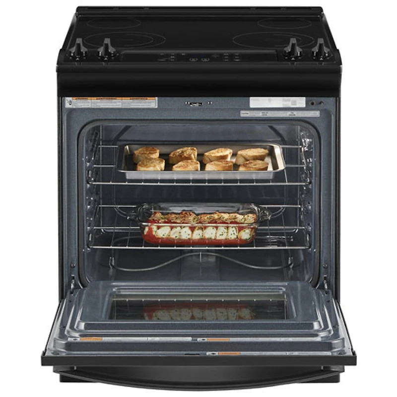 Cuisinière électrique encastrable 30 po four autonett. 30 po 4,8 pi³ Whirlpool (YWEE515S0LB) - Noir