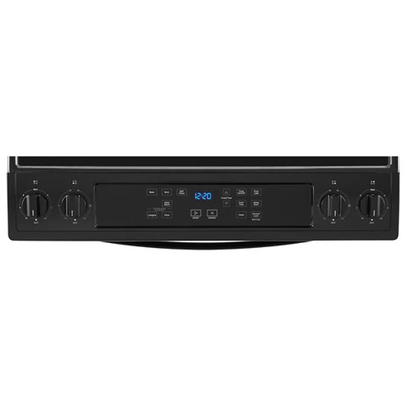 Whirlpool 30" 4.8 Cu. Ft. Self-Clean Slide-In Electric Range (YWEE515S0LB) - Black