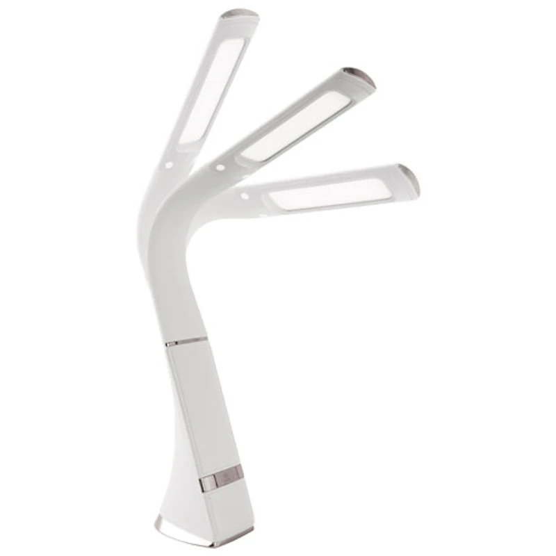 Lampe de bureau DEL traditionnelle ClearSun Recharge d'OttLite - Blanc