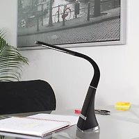 Lampe de bureau DEL traditionnelle ClearSun Recharge d'OttLite - Noir