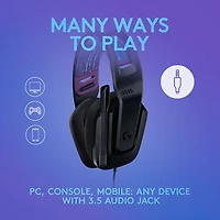 Logitech G335 Gaming Headset - Black