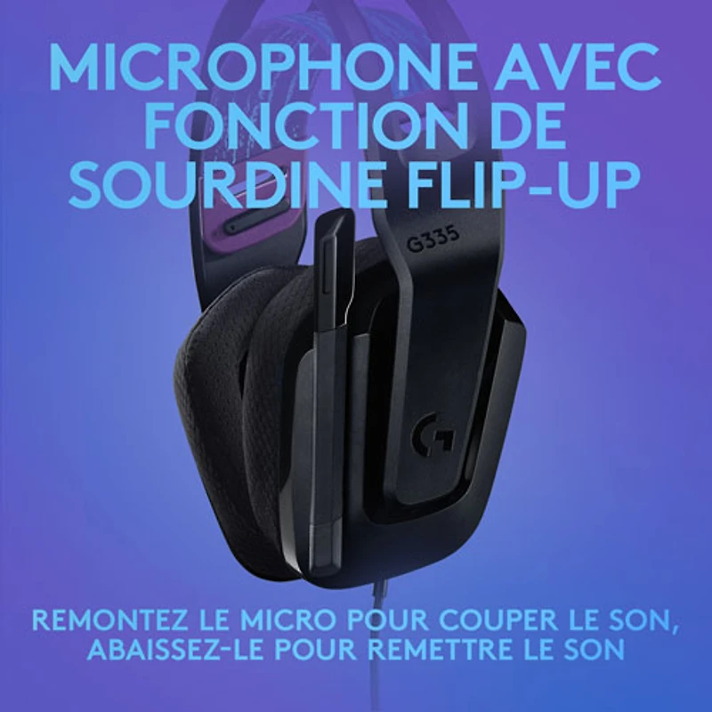 Logitech G335 Gaming Headset - Black