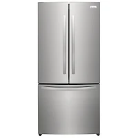 Réfrigérateur deux portes 17,6 pi³ 31,5 po distr. glace Gallery Frigidaire (FRFG1723AV) - Acier brossé