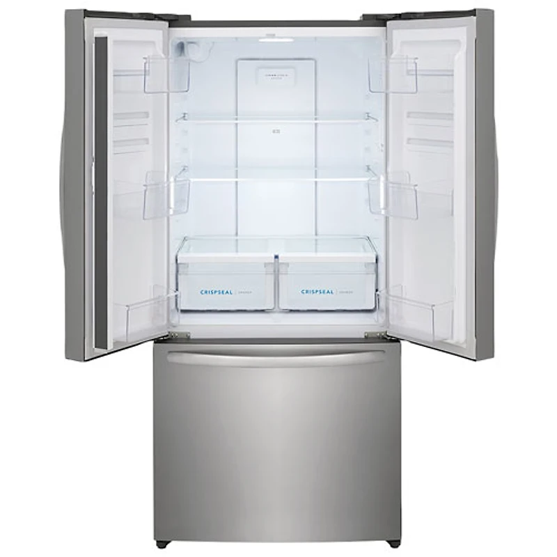 Réfrigérateur deux portes 17,6 pi³ 31,5 po distr. glace Gallery Frigidaire (FRFG1723AV) - Acier brossé
