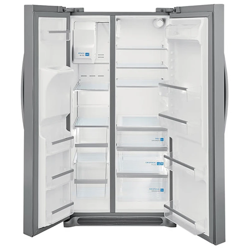 Réfrigérateur cong. juxtaposé 25,6 pi³ 36 po distributeur glace Gallery Frigidaire (GRSS2652AF)-Inox
