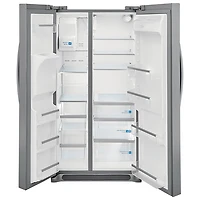 Réfrigérateur cong. juxtaposé 25,6 pi³ 36 po distributeur glace Gallery Frigidaire (GRSS2652AF)-Inox