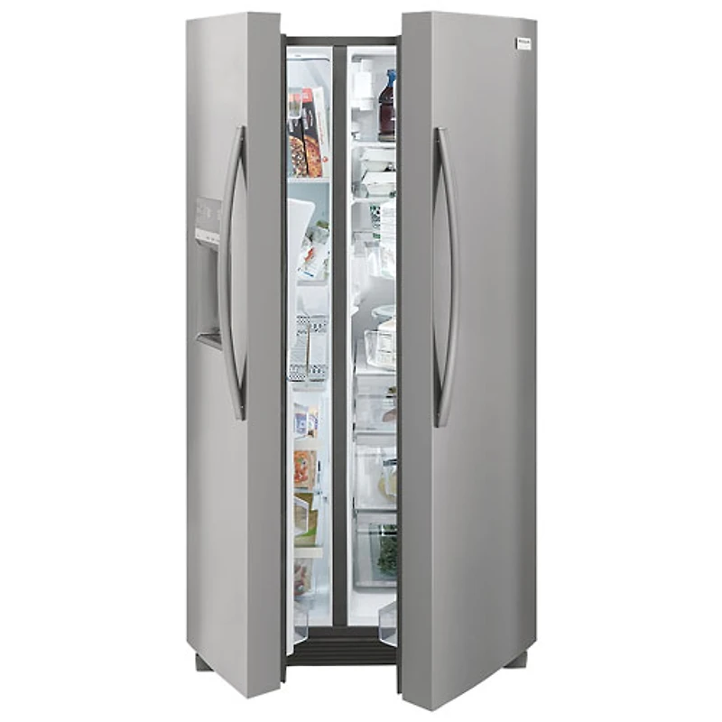 Réfrigérateur cong. juxtaposé 25,6 pi³ 36 po distributeur glace Gallery Frigidaire (GRSS2652AF)-Inox