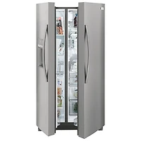 Réfrigérateur cong. juxtaposé 25,6 pi³ 36 po distributeur glace Gallery Frigidaire (GRSS2652AF)-Inox