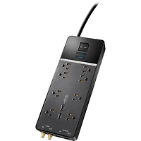 Parasurtenseur à 8 prises avec 2 ports USB de Rocketfish - Seulement chez Best Buy
