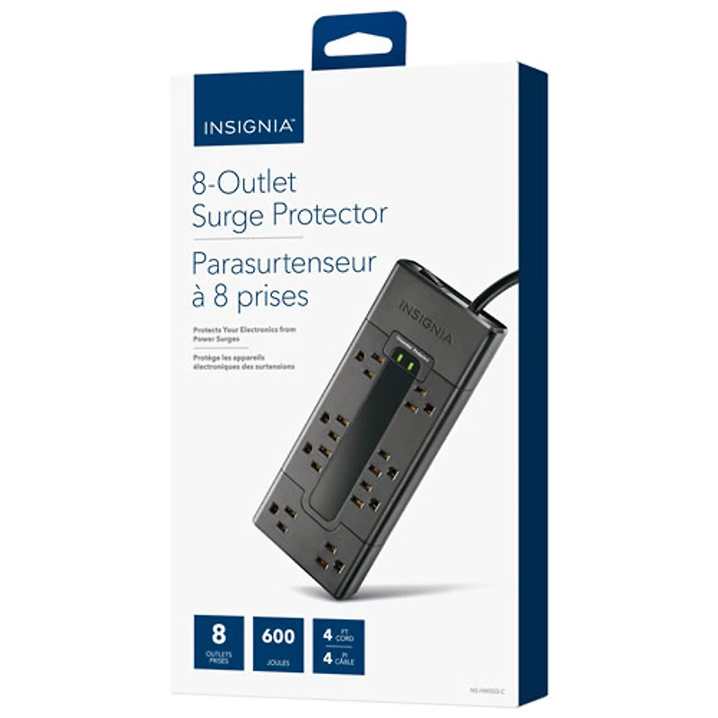 Insignia 8-Outlet Surge Protector (NS-HW503-C) - Only at Best Buy