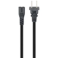 Câble alimentation polarisé 2m (6 pi) Best Buy Essentials (BE-HCL330-C) - Noir - Exclusif Best Buy