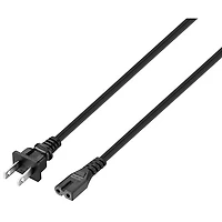 Câble alimentation polarisé 2m (6 pi) Best Buy Essentials (BE-HCL330-C) - Noir - Exclusif Best Buy