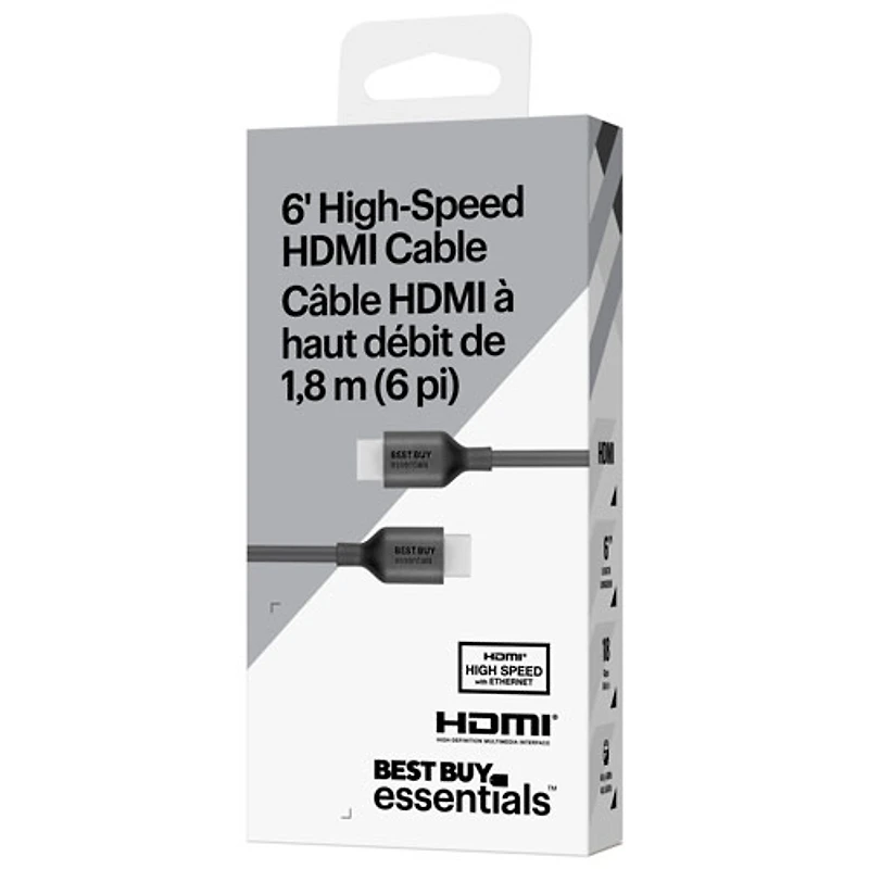 Câble HDMI de 1,83 m (6 pi) Best Buy Essentials - Exclusivité Best Buy