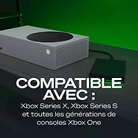 Disque dur externe portatif USB 3.0 2 To certifié Xbox de Seagate avec barre DEL verte (STKX2000400)