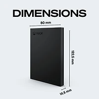 Disque dur externe portatif USB 3.0 2 To certifié Xbox de Seagate avec barre DEL verte (STKX2000400)