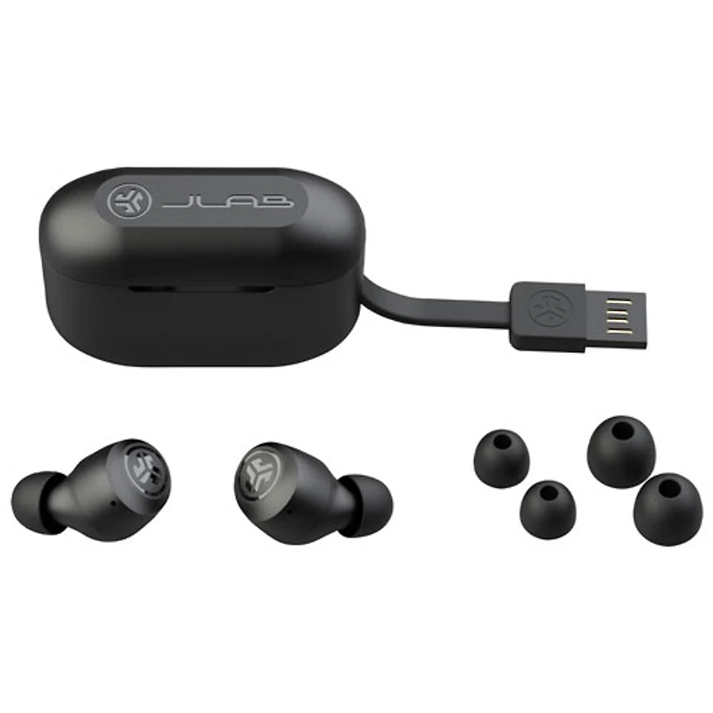 JLab GO Air POP In-Ear True Wireless Earbuds - Black