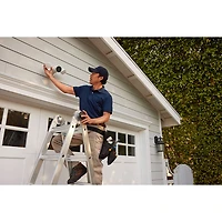 Caméra de surveillance extérieure avec fil et projecteur d'illumination Nest Cam de Google