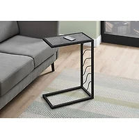 Table d'appoint rectangulaire contemporaine de Monarch - Gris