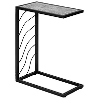 Table d'appoint rectangulaire contemporaine de Monarch - Gris