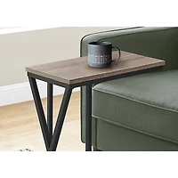 Table d'appoint rectangulaire contemporaine de Monarch - Taupe foncé