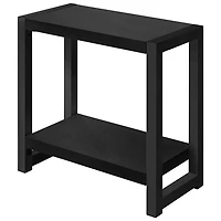 Table de bout rectangulaire contemporaine de Monarch - Noir