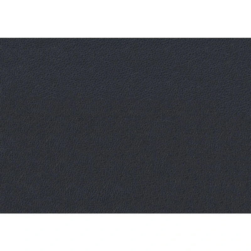 Chaise de salle à manger contemporaine à accoudoirs en similicuir Monarch - Ensemble de 2 - Noir