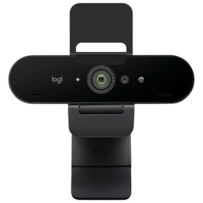 Logitech Brio 4K Pro Webcam with HDR & Noise-Cancelling Mics