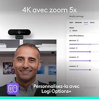 Logitech Brio 4K Pro Webcam with HDR & Noise-Cancelling Mics