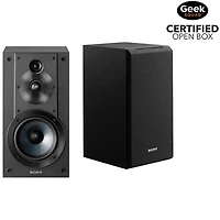 Open Box - Sony SS-CS5 100-Watt Bookshelf Speaker - Pair - Black