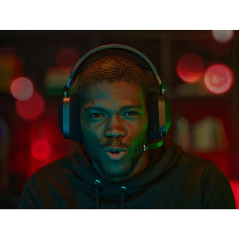 Casque de jeu sans fil HS80 RGB avec microphone de Corsair - Carbone