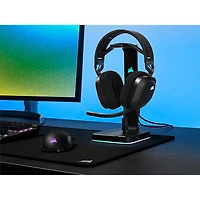 Casque de jeu sans fil HS80 RGB avec microphone de Corsair - Carbone