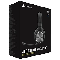 Casque de jeu sans fil Virtuoso RGB Wireless XT avec microphone de Corsair - Ardoise