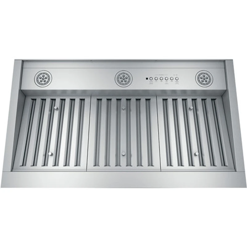 Hotte encastrée sur mesure de 36 po Designer de GE (UVC9360SLSS) - Acier inoxydable