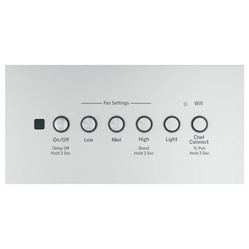 Hotte encastrée sur mesure de 36 po Designer de GE (UVC9360SLSS) - Acier inoxydable