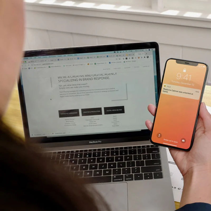 Serrure intelligente Wi-Fi de Yale pour armoire - Blanc