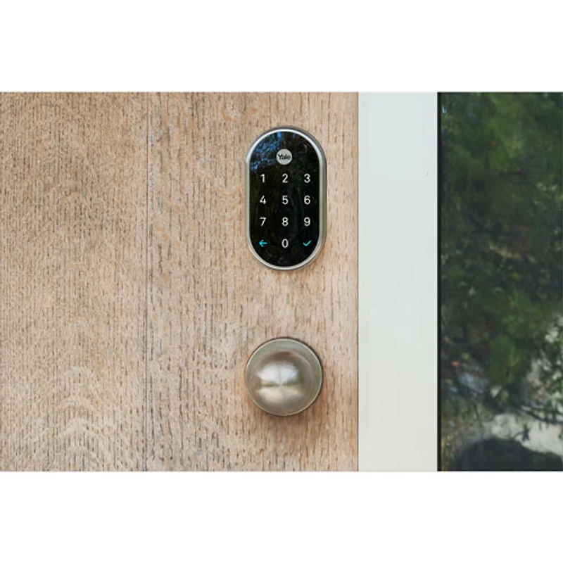 Serrure intelligente Wi-Fi Google Nest x Yale avec Nest Connect - Suède noir