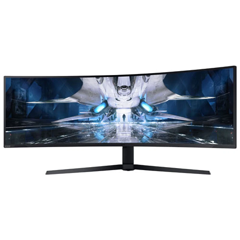 Moniteur de jeu DEL incurvé AV WQHD GTG 1 ms G-Sync FreeSync 240 Hz 49 po Odyssey Neo G9 de Samsung (LS49AG952NNXZA)