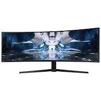 Moniteur de jeu DEL incurvé AV WQHD GTG 1 ms G-Sync FreeSync 240 Hz 49 po Odyssey Neo G9 de Samsung (LS49AG952NNXZA)