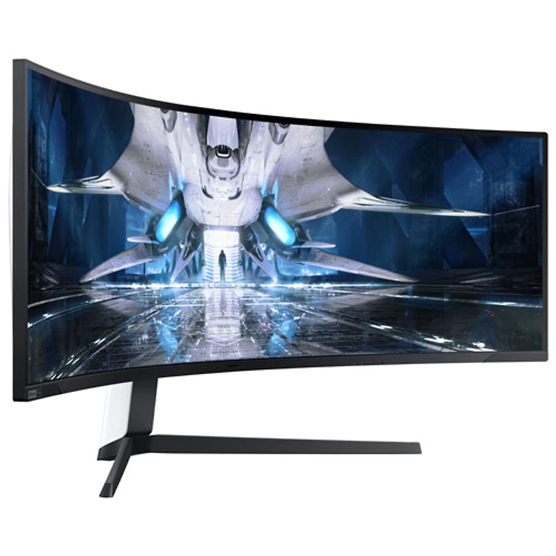 Moniteur de jeu DEL incurvé AV WQHD GTG 1 ms G-Sync FreeSync 240 Hz 49 po Odyssey Neo G9 de Samsung (LS49AG952NNXZA)