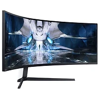 Moniteur de jeu DEL incurvé AV WQHD GTG 1 ms G-Sync FreeSync 240 Hz 49 po Odyssey Neo G9 de Samsung (LS49AG952NNXZA)