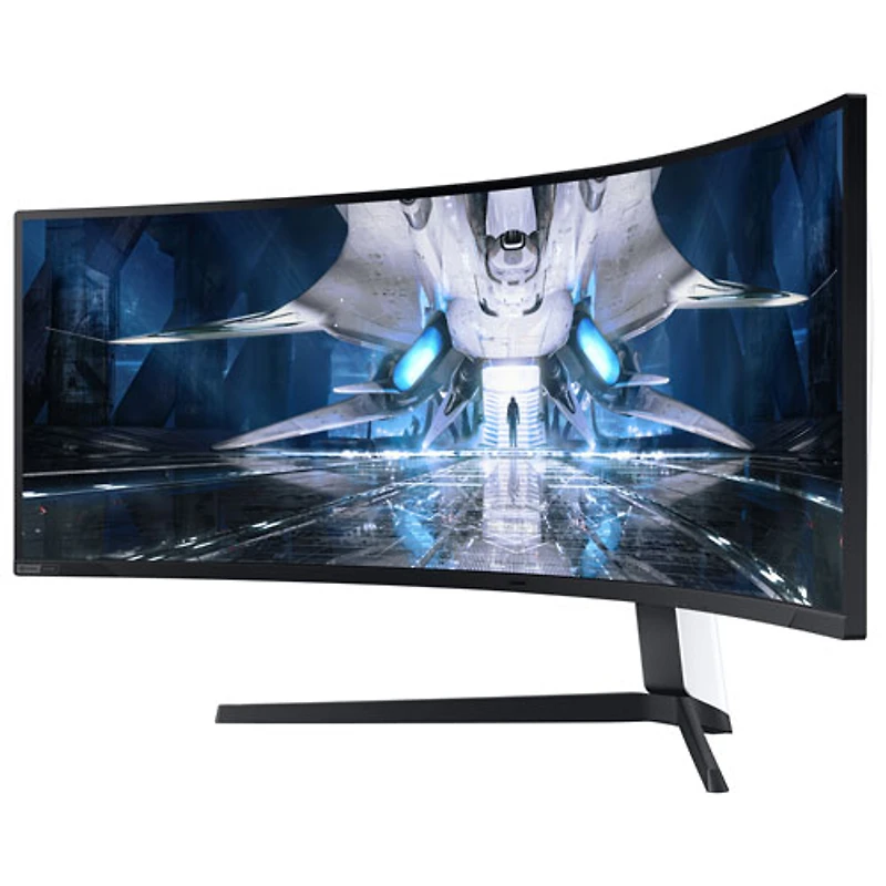Moniteur de jeu DEL incurvé AV WQHD GTG 1 ms G-Sync FreeSync 240 Hz 49 po Odyssey Neo G9 de Samsung (LS49AG952NNXZA)