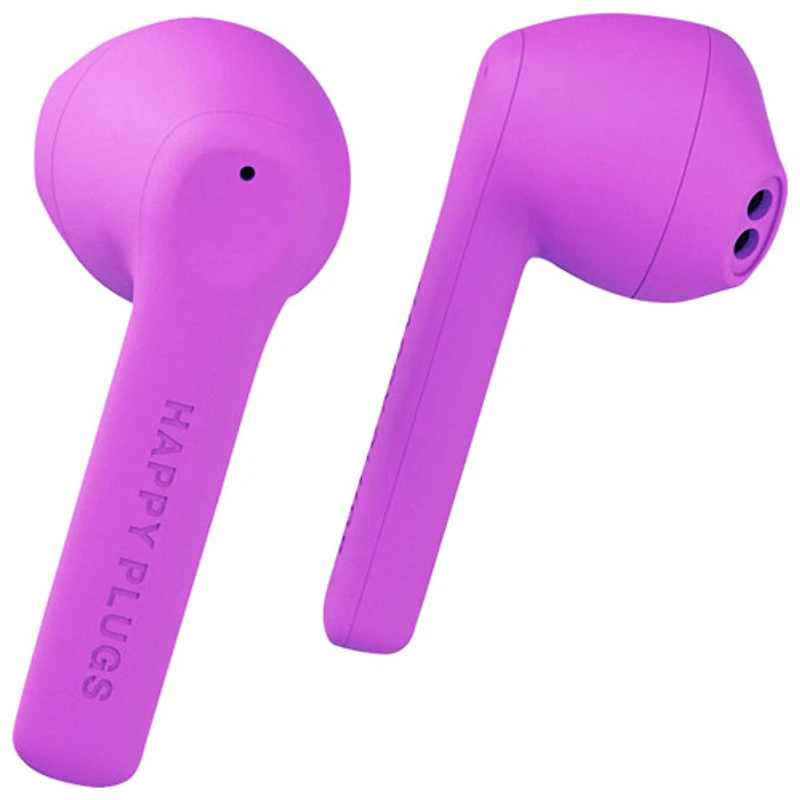Écouteurs boutons 100 % sans fil Air1 Go de Happy Plugs - Violet