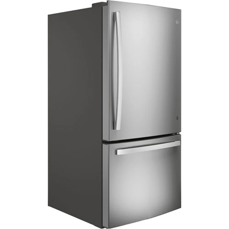 Réfrigérateur à congélateur inférieur 24,8 pi³ 33 po de GE (GDE25EYKFS) - Acier inoxydable