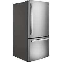Réfrigérateur à congélateur inférieur 24,8 pi³ 33 po de GE (GDE25EYKFS) - Acier inoxydable