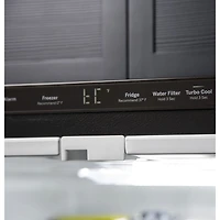 Réfrigérateur à congélateur inférieur 24,8 pi³ 33 po de GE (GDE25EYKFS) - Acier inoxydable