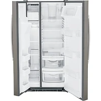 Réfrigérateur congélat. juxt. 23 pi³ 33 po distributeur eau/glaçons Whirlpool (GSS23GMPES)-Ardoise