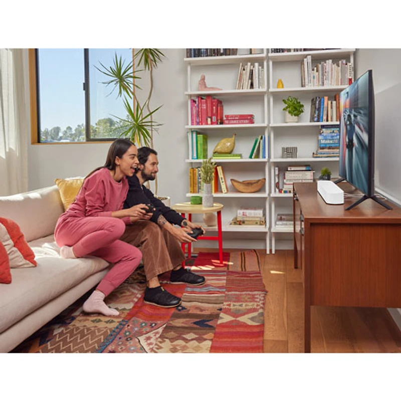 Barre de son intelligente 5.0 canaux Beam (2e génération) de Sonos avec Dolby Atmos - Blanc